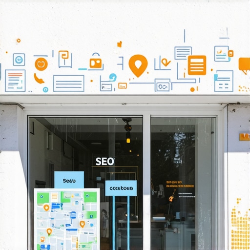 Anaheim business storefront with SEO optimization visuals