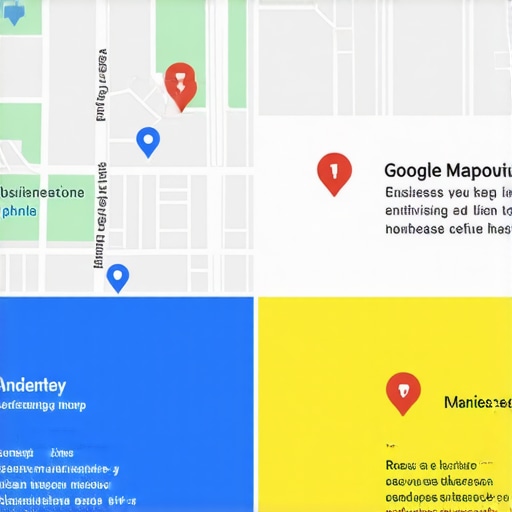 Infographic illustrating steps for optimizing Google Maps profile for Anaheim businesses.
