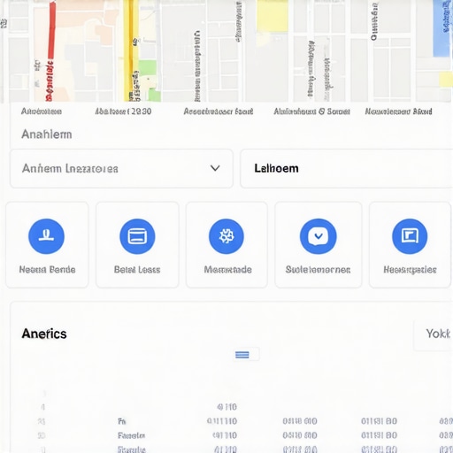Google My Business dashboard displaying local SEO metrics in Anaheim