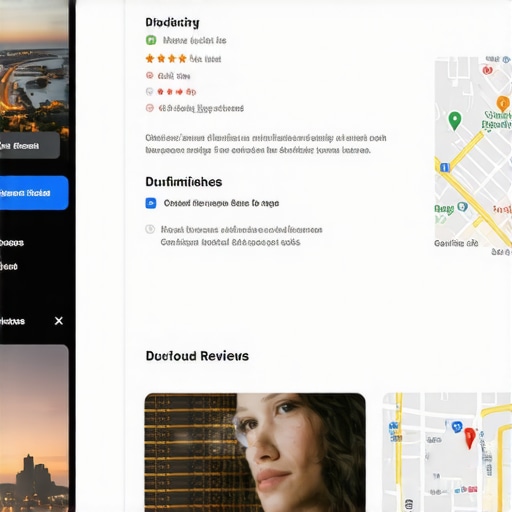 Screenshot of a well-optimized Google My Business profile with reviews and photos.