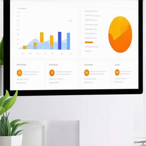 Workspace with SEO analytics tools opened on a computer for local SEO management.