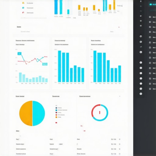 A professional analyzing local SEO data on a digital dashboard.