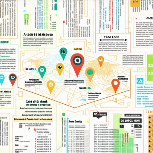 Infographic illustrating local SEO tools used to sustain Google Maps rankings for Anaheim businesses.
