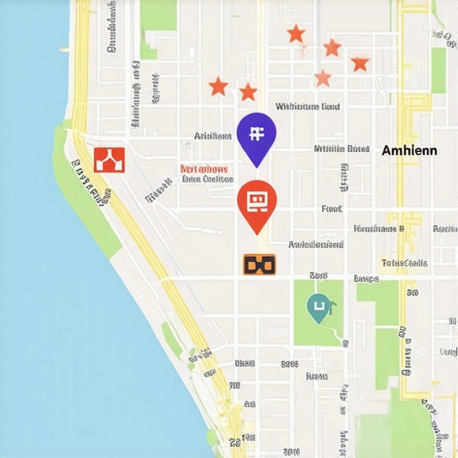 Map highlighting Anaheim businesses optimizing Google My Business for 2026