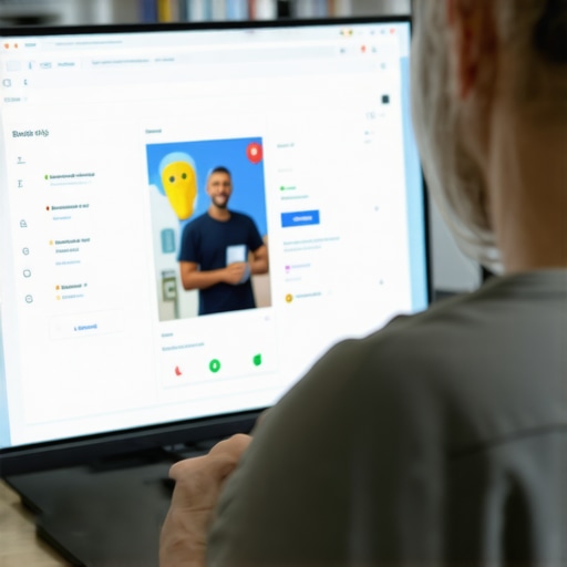 Business owner editing Google profile to boost Anaheim visibility.